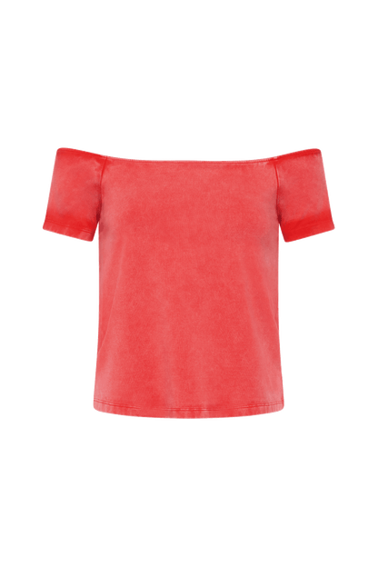Ease Tee | Washed Cayenne