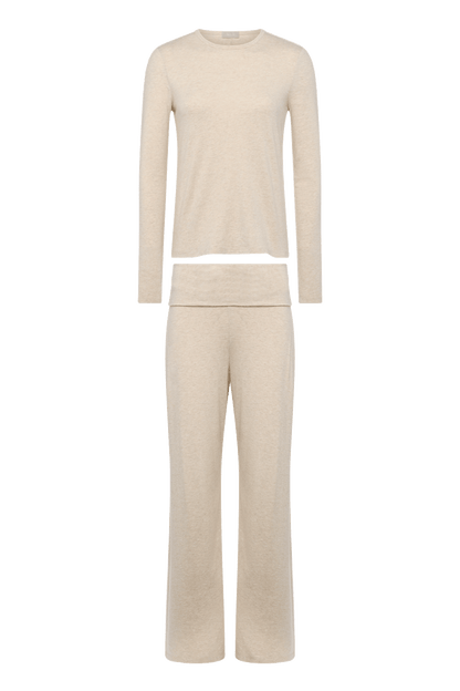 Slinky Jersey Lounge Set | Heather Oat