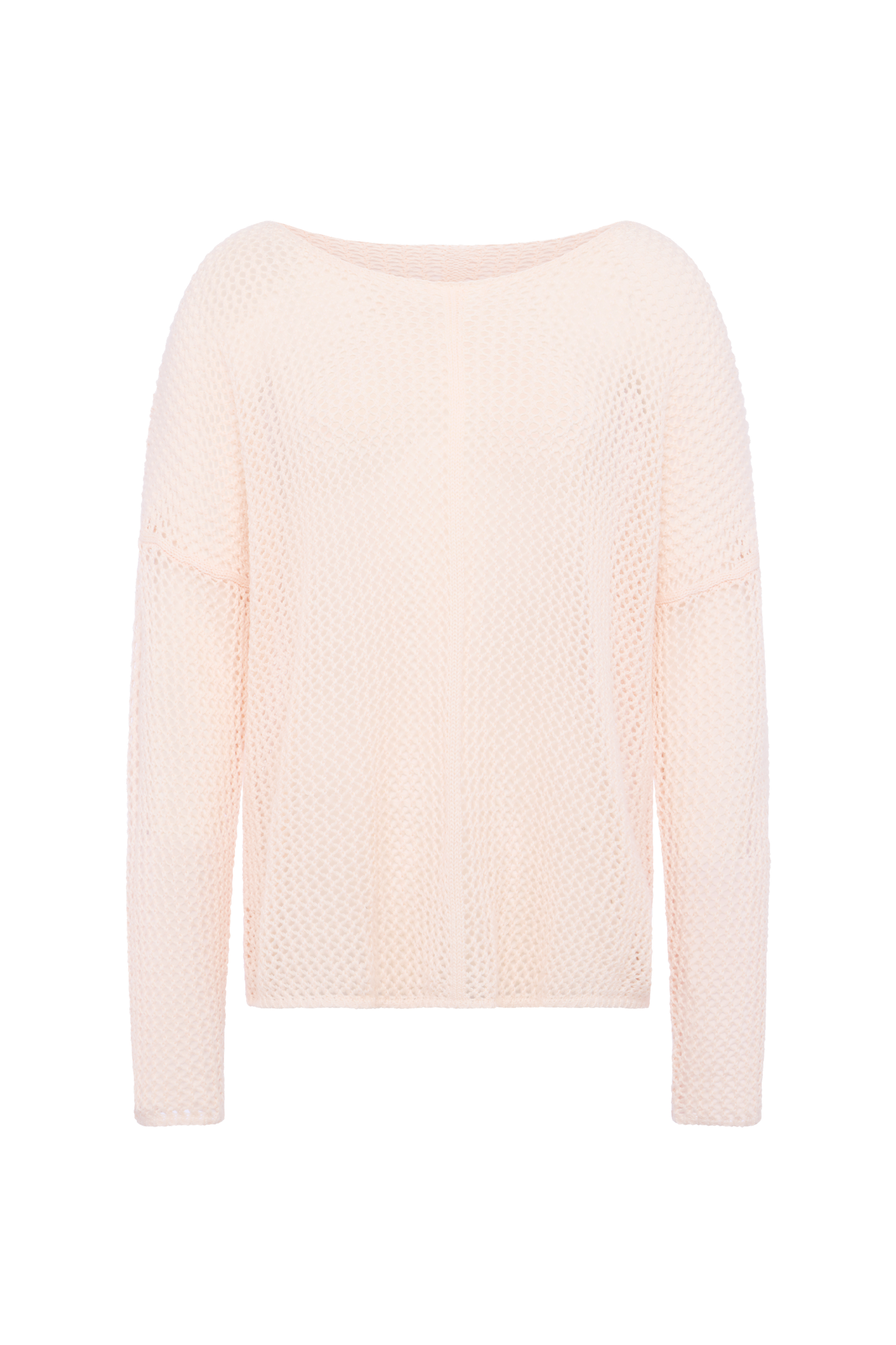 Open Knit Sweater | Blush