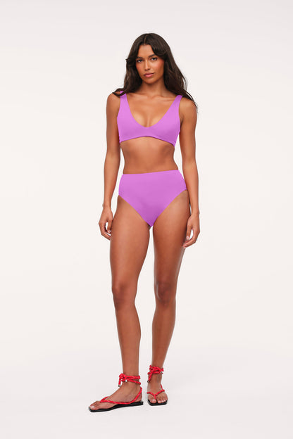 High Waist Bikini Bottom | Smooth Wisteria