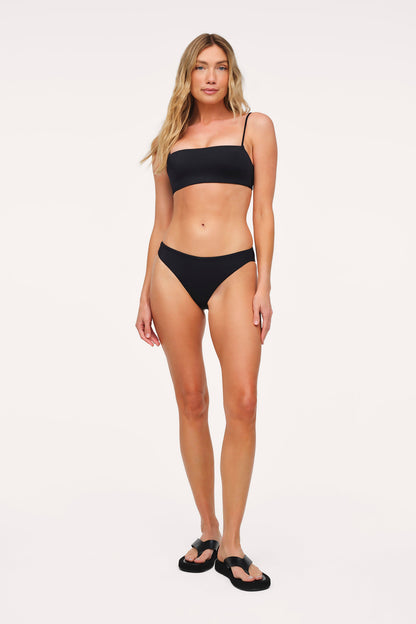 Bandeau Bikini Top | Smooth Black