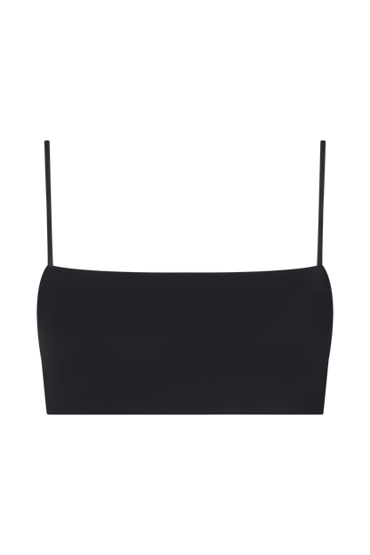 Bandeau Bikini Top | Smooth Black
