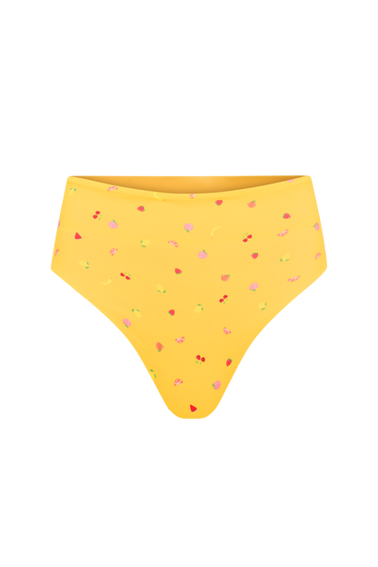 High Waist Bikini Bottom | Fruit Salad