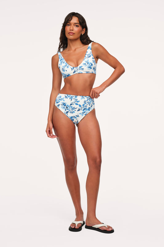 High Waist Bikini Bottom | Tidal Toile