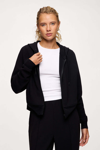 Performance Waffle Zip-Up Hoodie