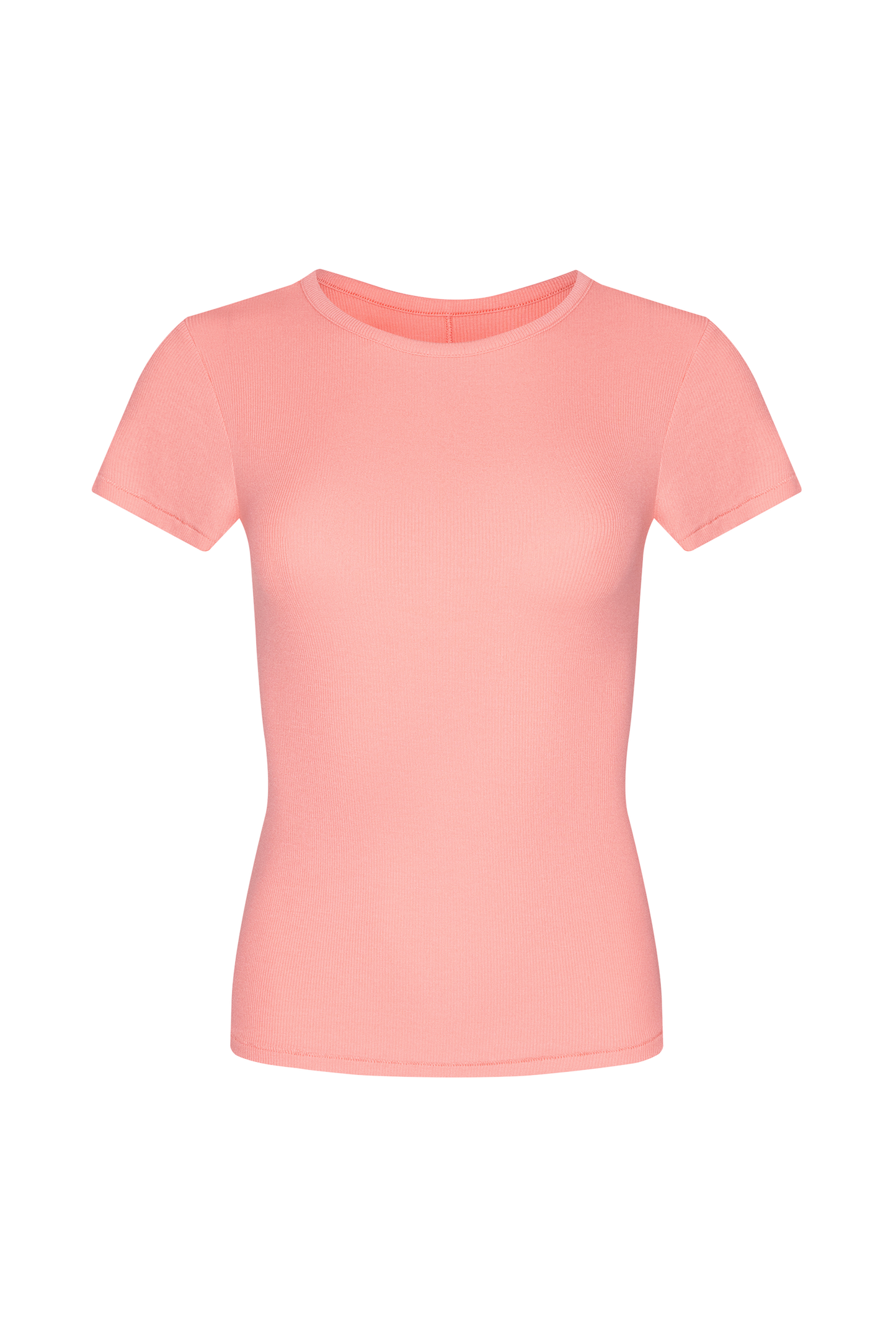Slinky Rib Tee | Peachette