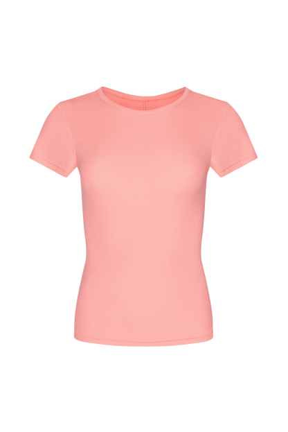 Slinky Rib Tee | Peachette