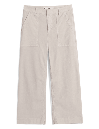 WEXFORD PATCH POCKET Cement, Italian Performance Linen