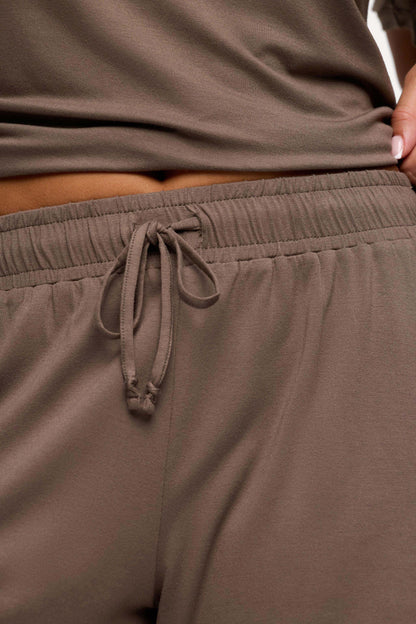 Pajama Short Set | Mocha