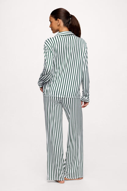 Button Front Pajama Set | Hunter