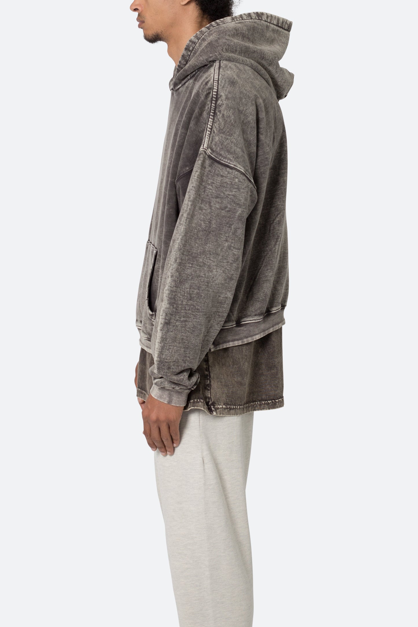 Washed Acid Hoodie - Black