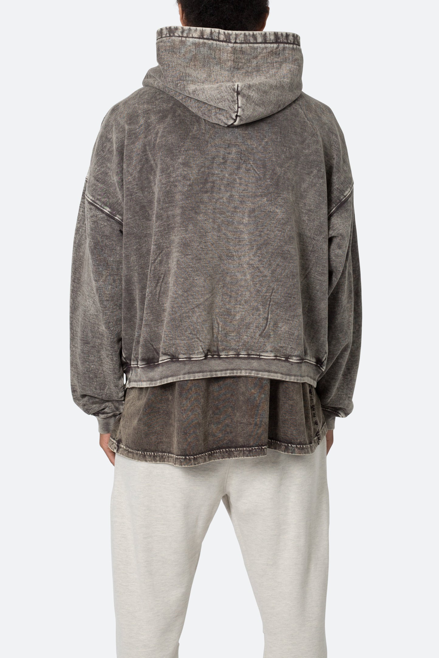 Washed Acid Hoodie - Black