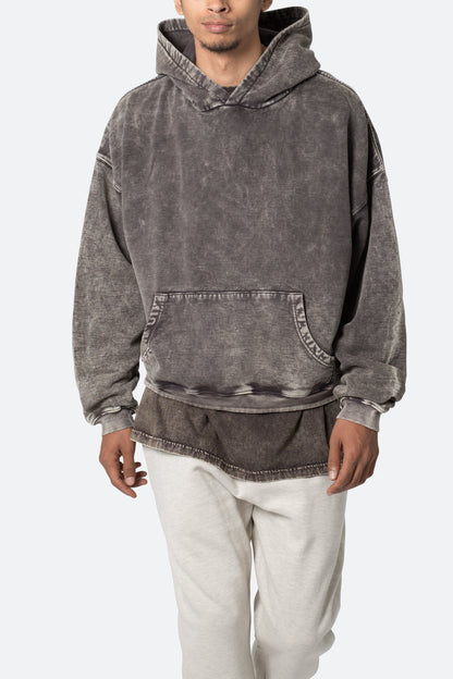 Washed Acid Hoodie - Black