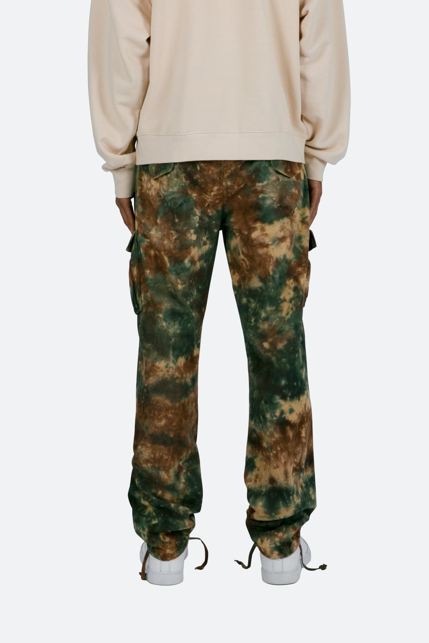 Washed Camo Cargo Pants - Camo