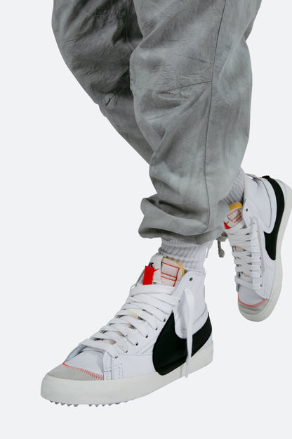 Washed Camo Cargo Pants - Grey/White