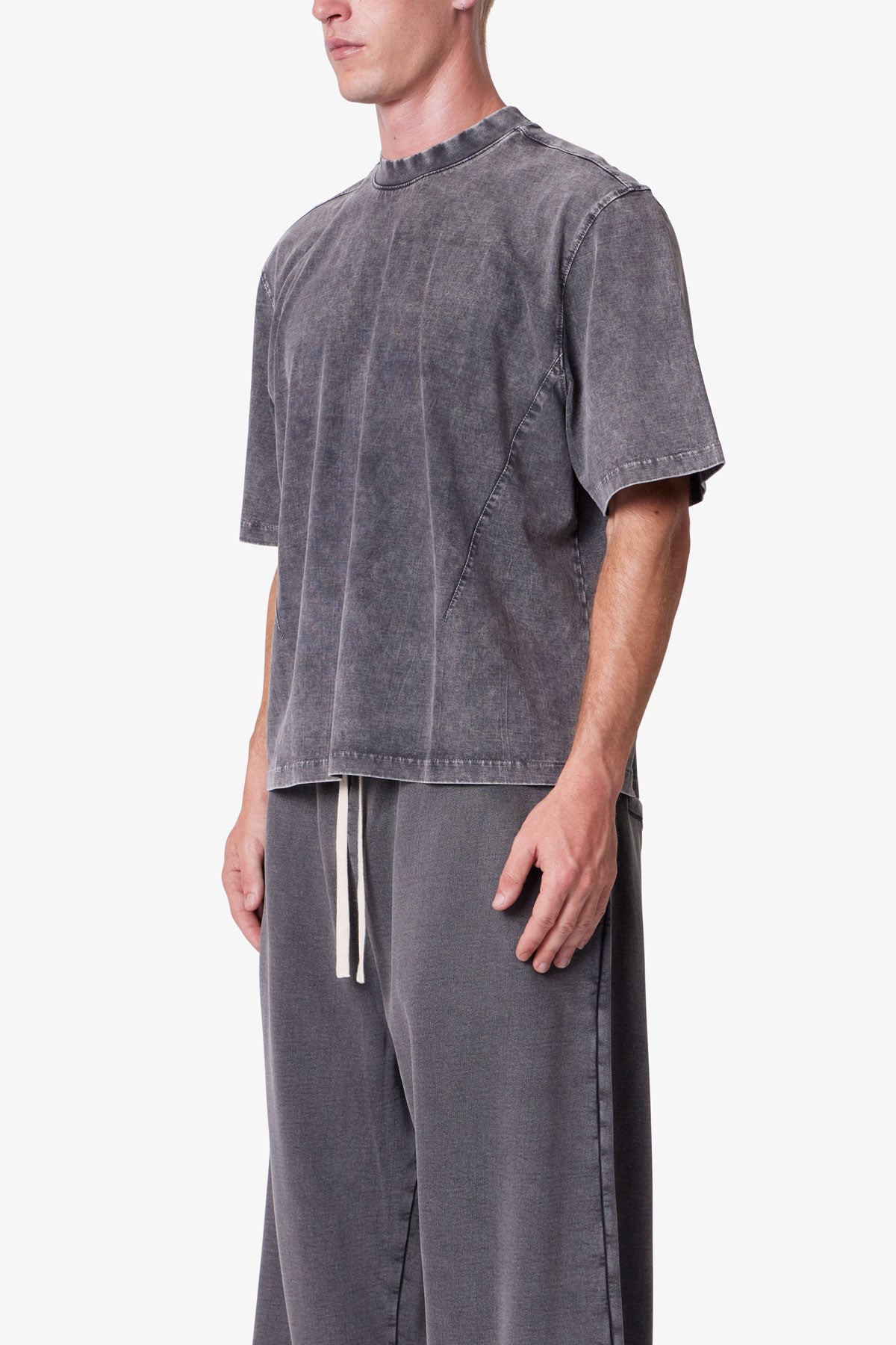 Washed Dart Tee - Vintage Black