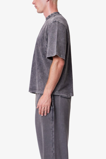 Washed Dart Tee - Vintage Black