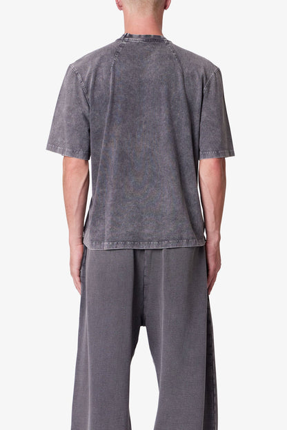 Washed Dart Tee - Vintage Black