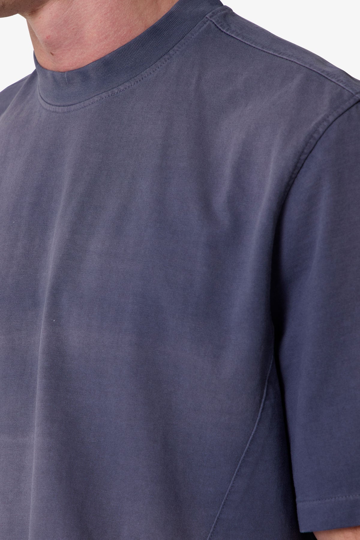 Washed Dart Tee - Washed Navy