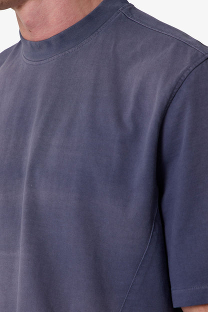 Washed Dart Tee - Washed Navy