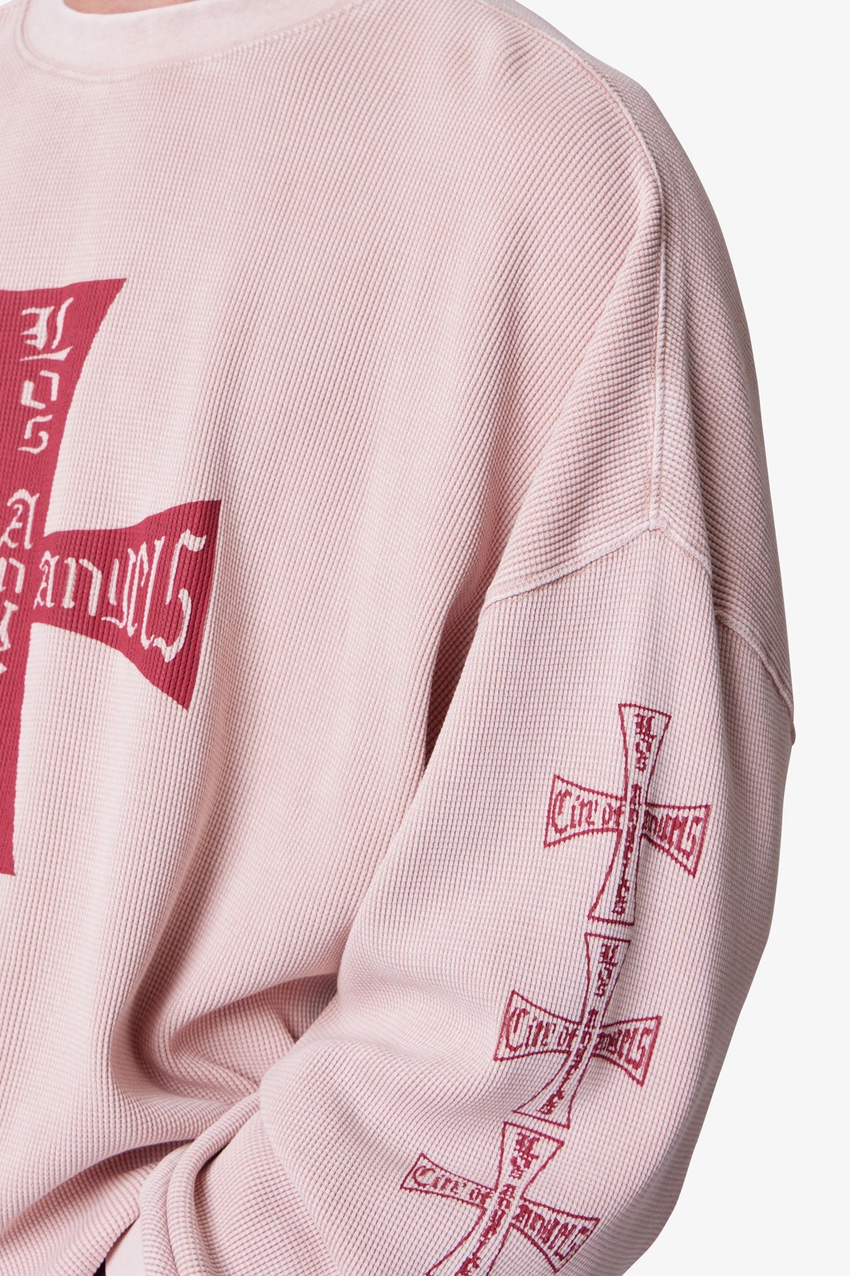 Washed LA Thermal Shirt - Faded Rose