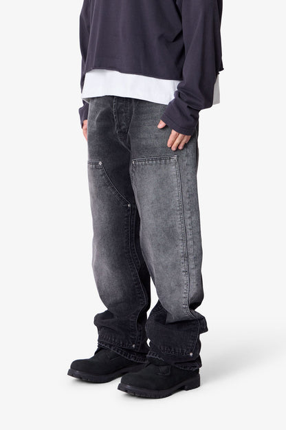 West Double Knee Denim - Black