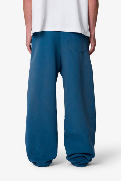West Double Knee Sweatpants - Blue