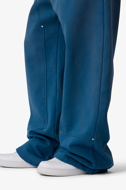 West Double Knee Sweatpants - Blue