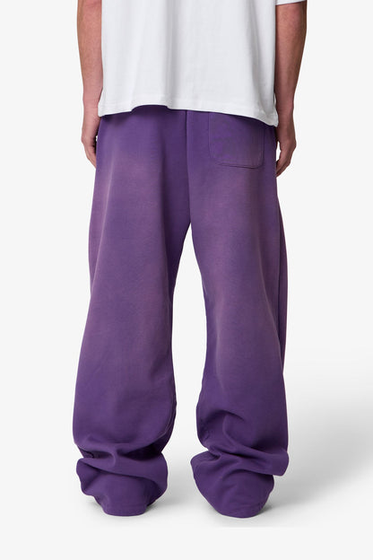 West Double Knee Sweatpants - Purple