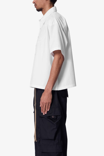 Western Button Up Shirt - White