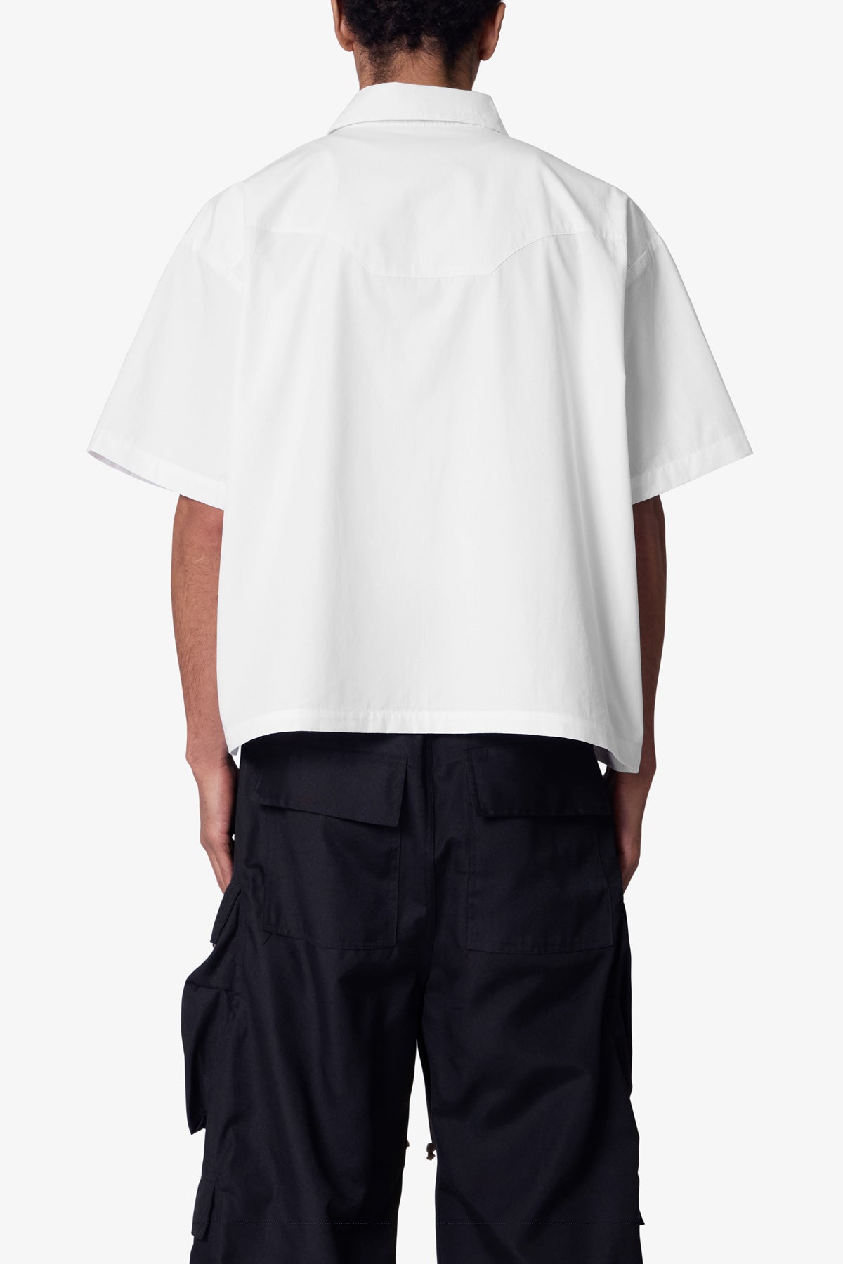 Western Button Up Shirt - White