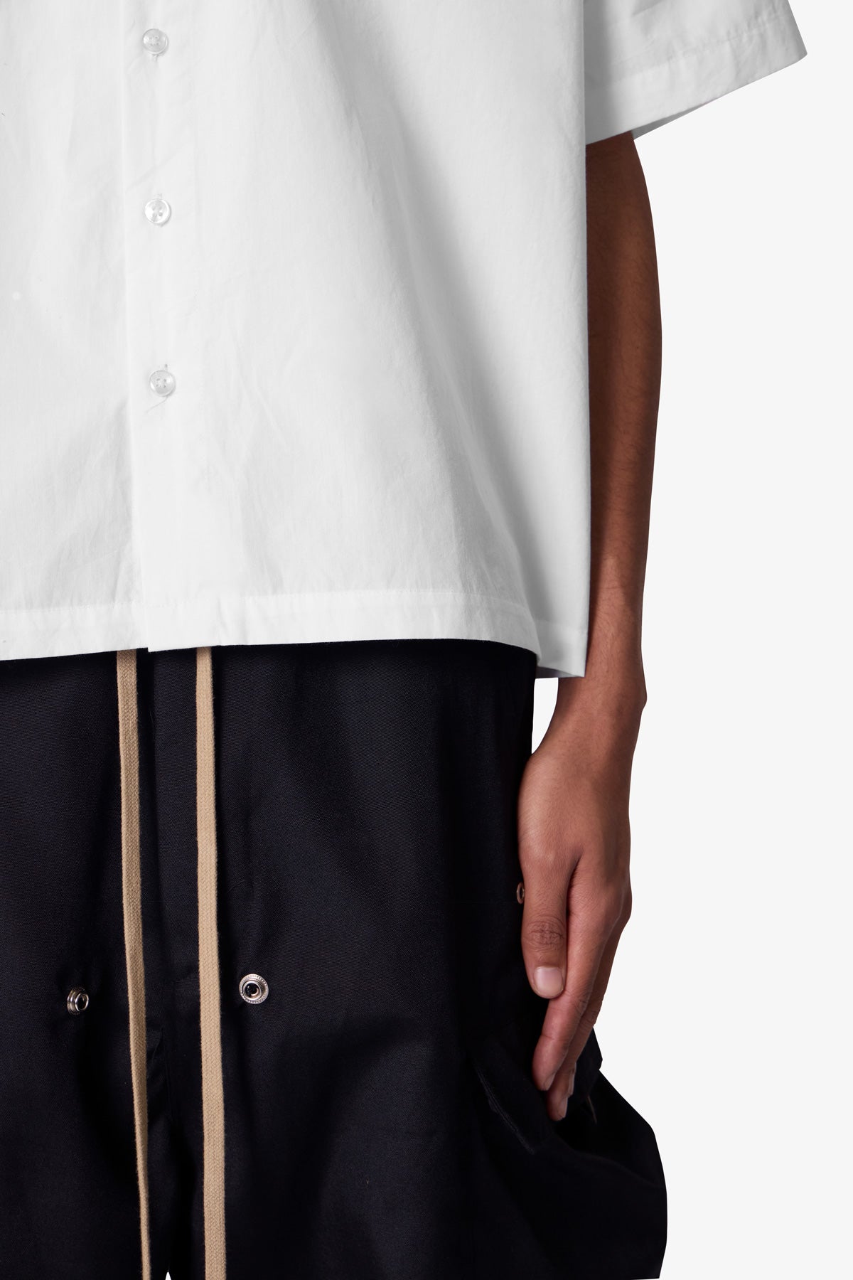 Western Button Up Shirt - White