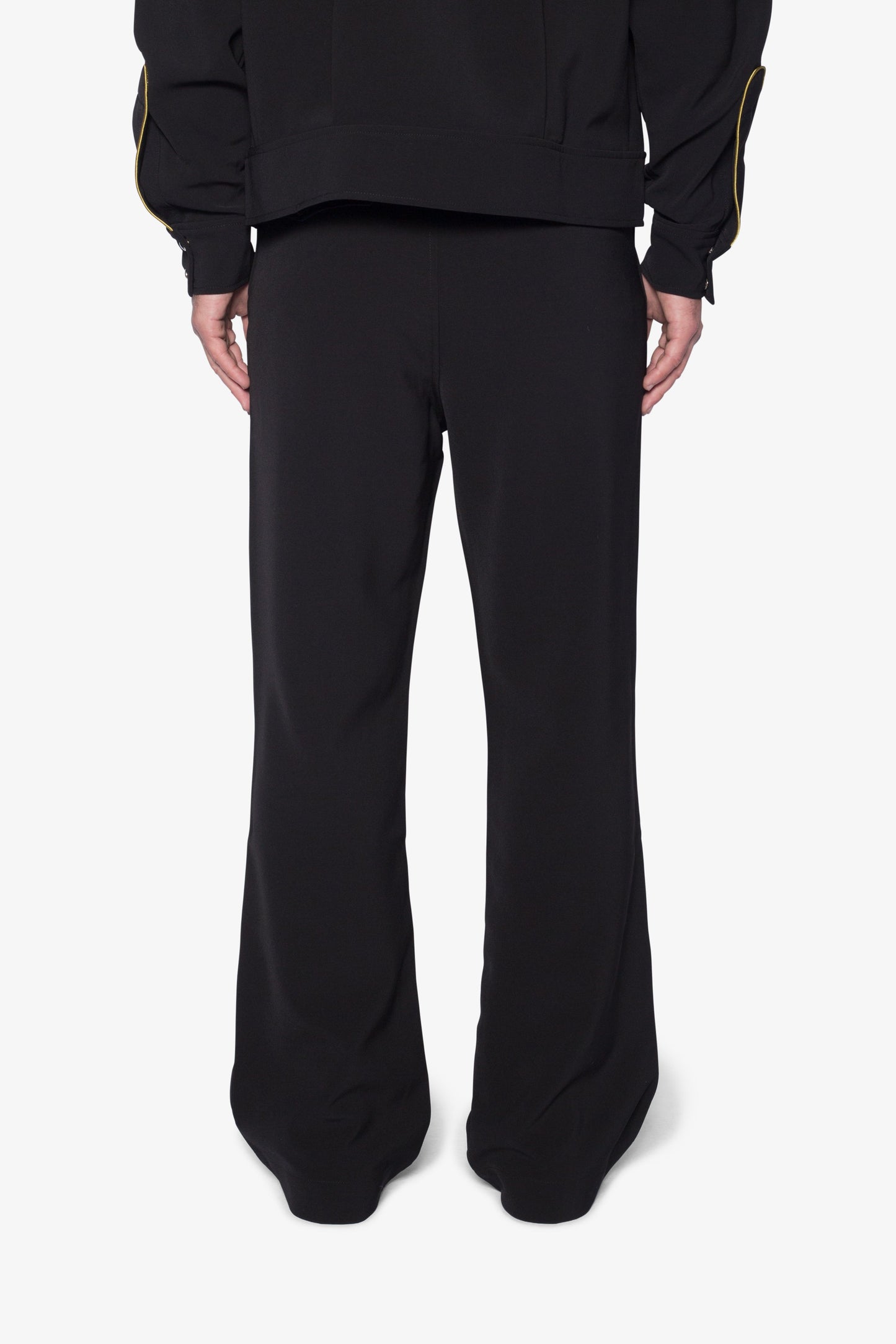 Western Stitch Trouser Pants - Black/Gold