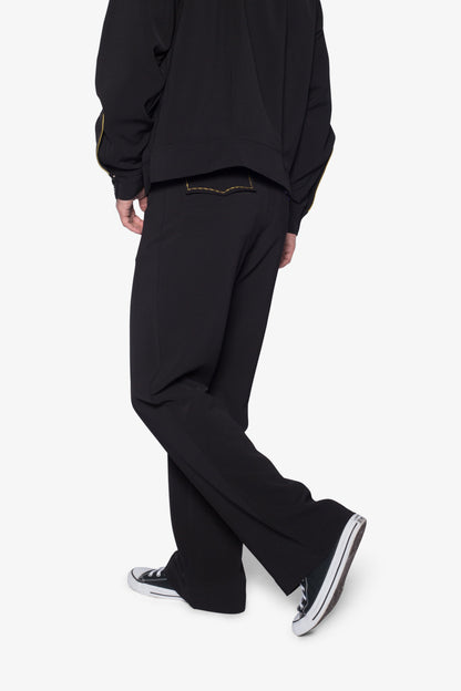 Western Stitch Trouser Pants - Black/Gold