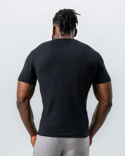 "The Westport" Black Short Sleeve Crewneck