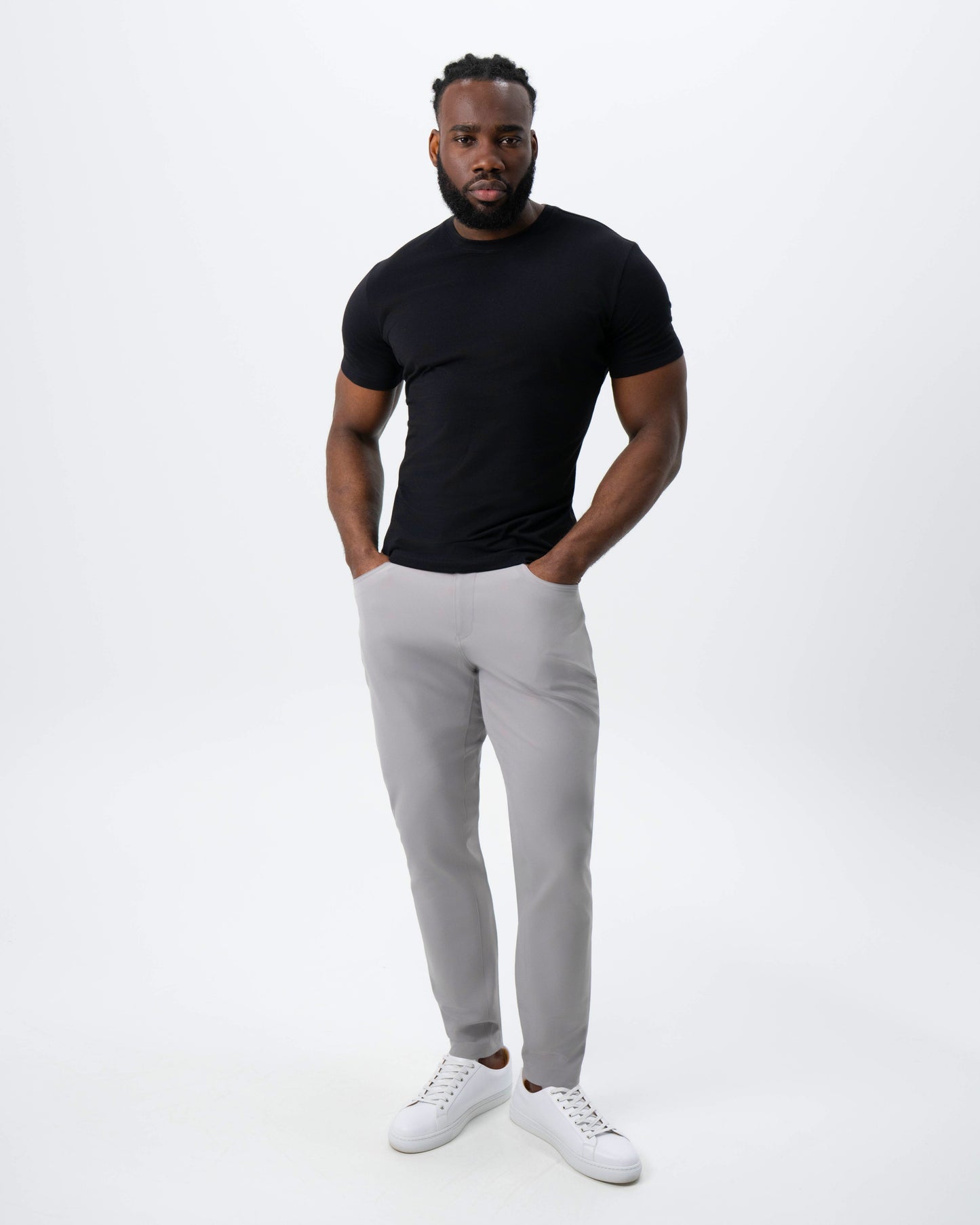 "The Westport" Black Short Sleeve Crewneck