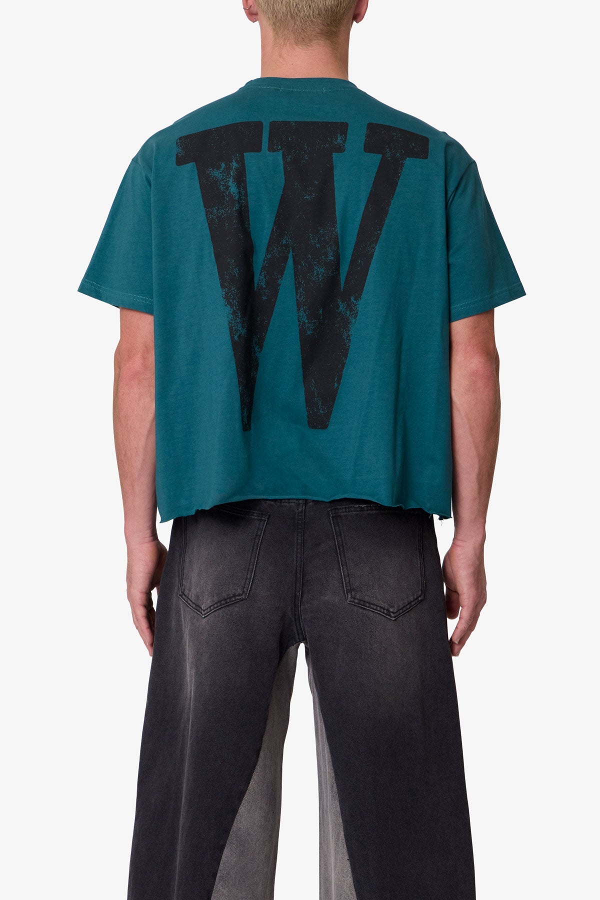 Wickhurst Cut Off Tee - Teal