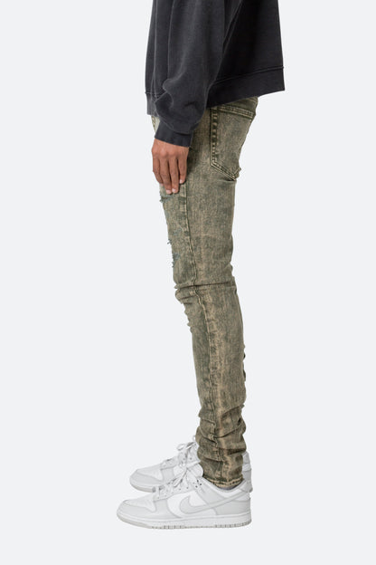 X369 Stretch Skinny Denim - Olive