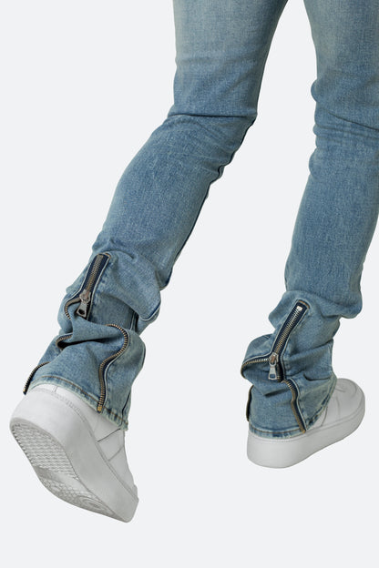 X491 Convertible Skinny Denim - Blue