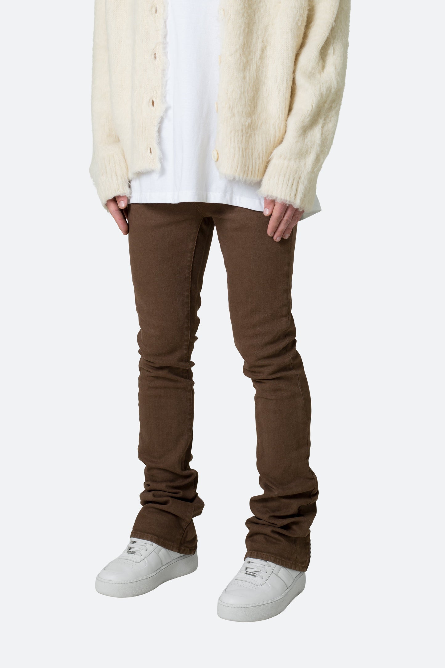 X491 Convertible Skinny Denim - Brown