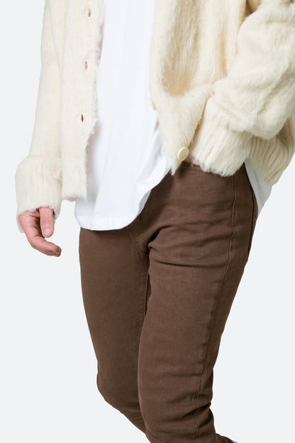 X491 Convertible Skinny Denim - Brown