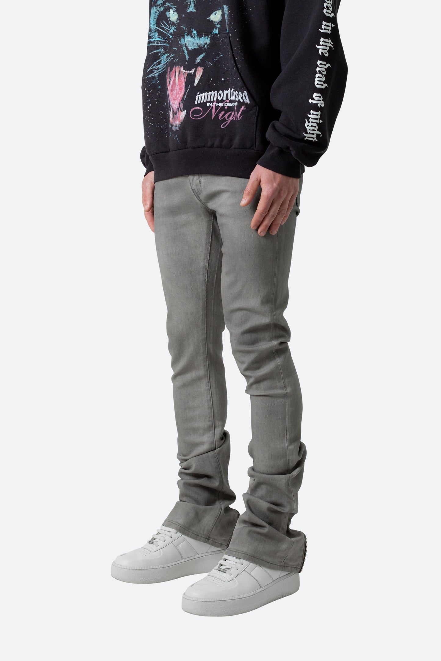 X491 Convertible Skinny Denim - Grey