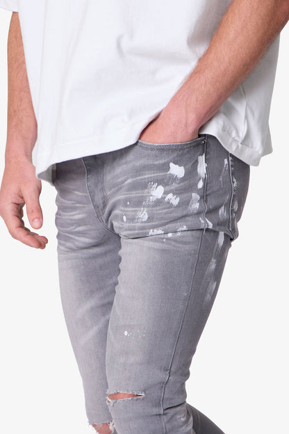 X504 Stretch Skinny Denim - Grey