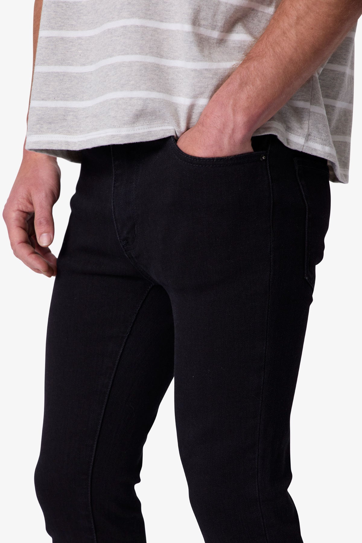 X514 Skinny Stacked Denim - Black