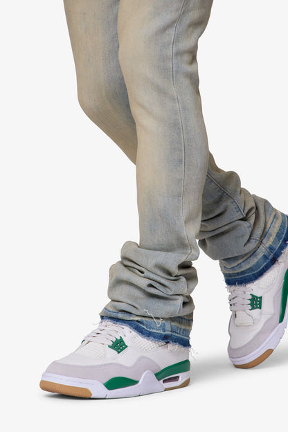 X514 Skinny Stacked Denim - Vintage Blue