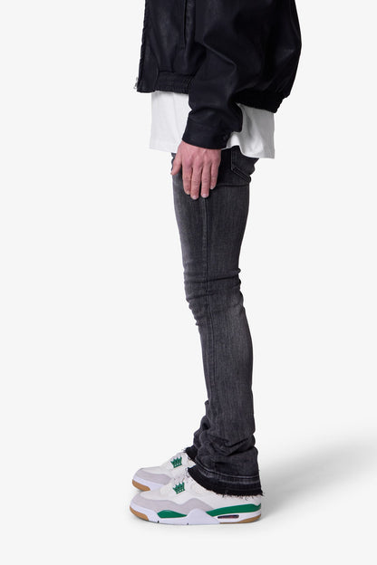 X514 Skinny Stacked Denim - Washed Black