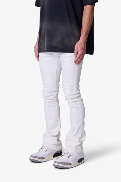 X514 Skinny Stacked Denim - White