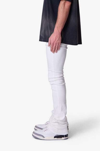 X514 Skinny Stacked Denim - White