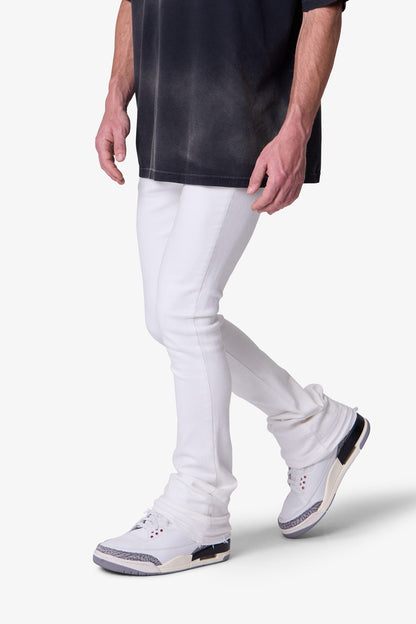 X514 Skinny Stacked Denim - White