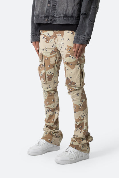 X515 Convertible Skinny Cargo Denim - Desert Camo